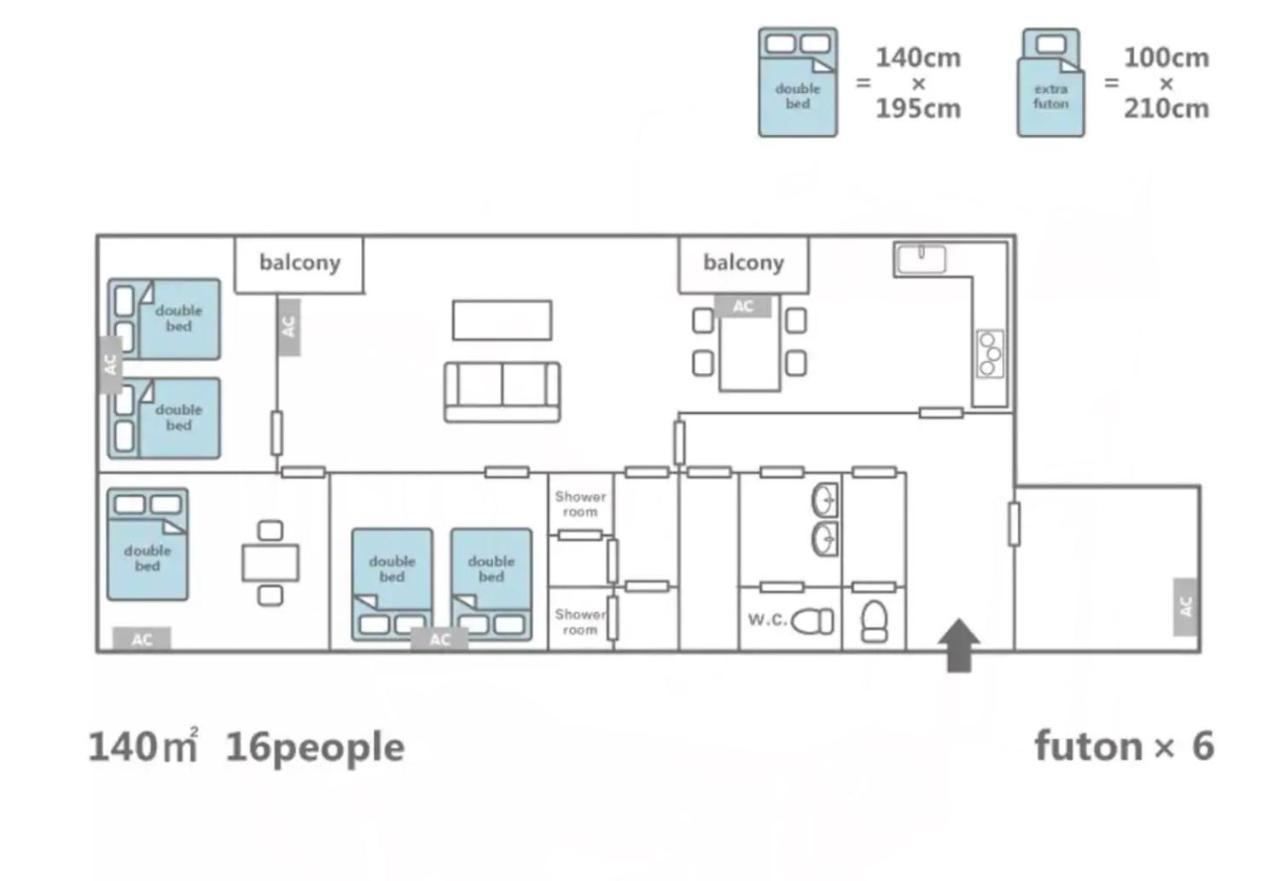 Apartmán Dotonbori Mansion 405 Ósaka Exteriér fotografie